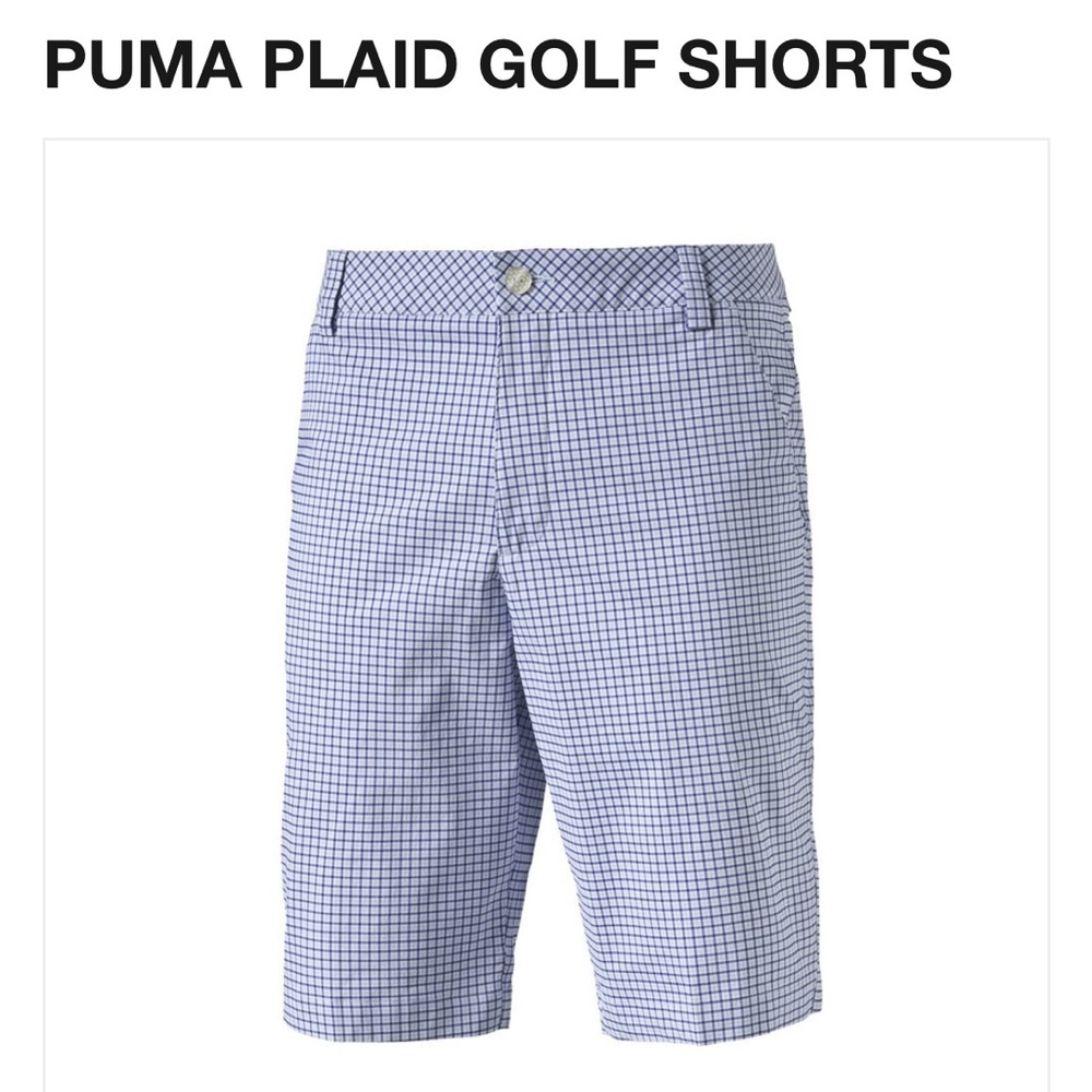Puma Checkered Blue Shorts